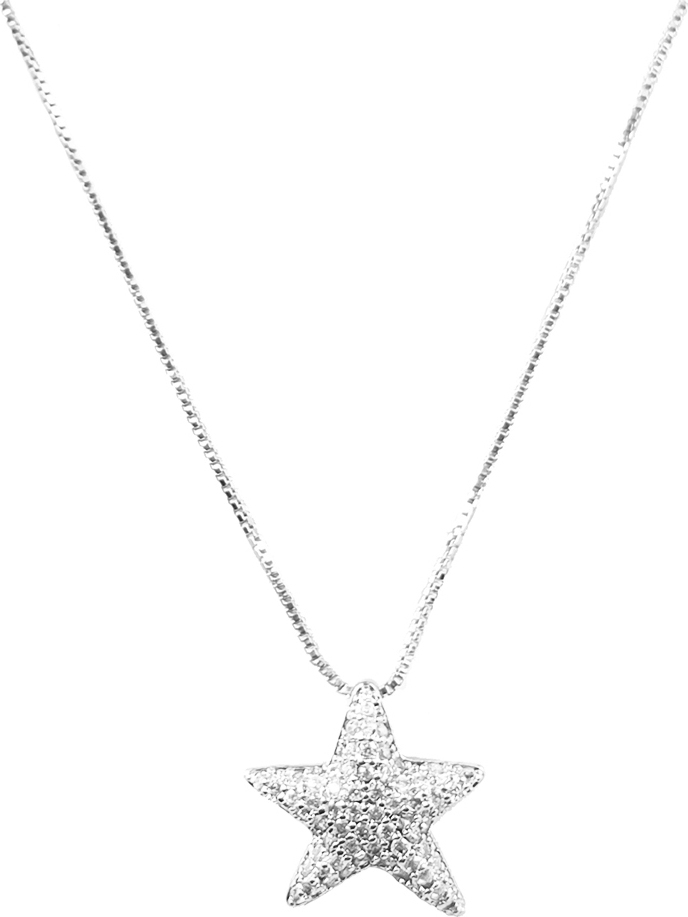 Κολιέ Απο Ατσάλι Star Silver B1000-114