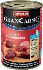 Animonda Gran Carno Junior Βοδινό / Καρδιά Γαλοπούλας 800gr