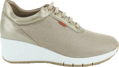 Ragazza Γυναικεία δερμάτινο Sneakers 0329 GOLD