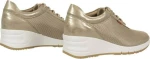 Ragazza Γυναικεία δερμάτινο Sneakers 0329 GOLD