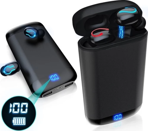 Andowl Q66 In-ear Bluetooth Handsfree Μαύρο