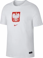 Nike Poland Evergreen Crest Ανδρικό T-shirt Λευκό με Στάμπα
