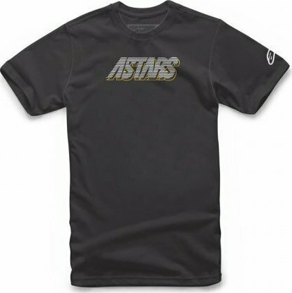 T-SHIRT ALPINESTARS LANES ΜΑΥΡΟ