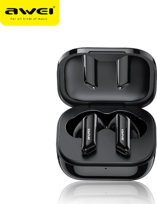 Awei T36 Earbud Bluetooth Handsfree Μαύρο