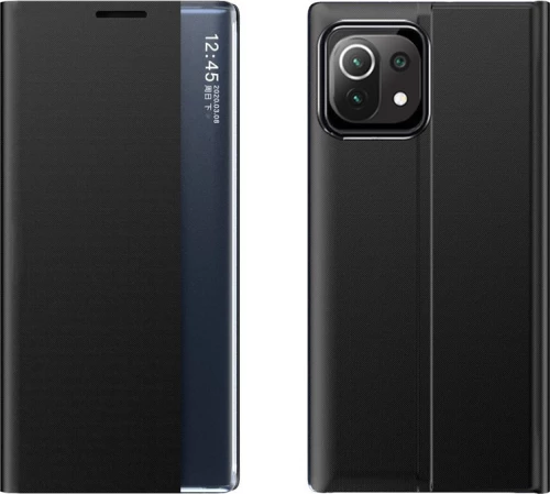 Powertech Sleep Back Cover Δερματίνης Μαύρο (Xiaomi Mi 11)