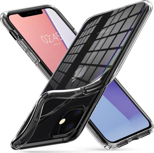 Spigen Liquid Crystal Back Cover Σιλικόνης Crystal Clear (iPhone 11)