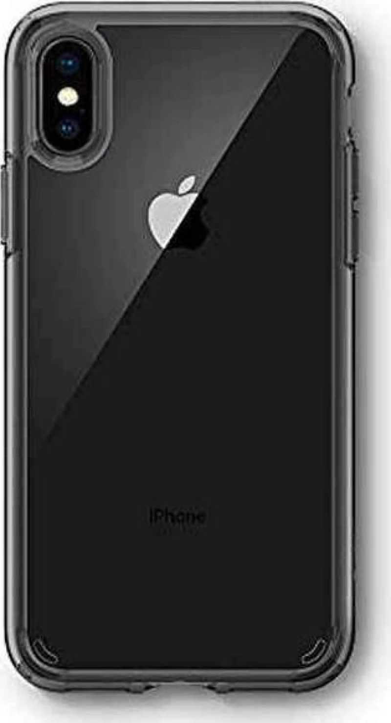 Spigen Ultra Hybrid Back Cover Πλαστικό Μαύρο Matte Black (iPhone X / Xs)