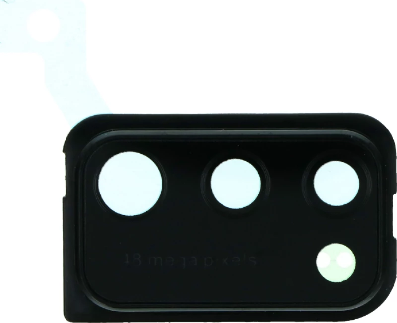 Τζαμάκι Κάμερας με Πλαίσιο / Back Camera Lens and Bezel for Samsung Galaxy A41 Black