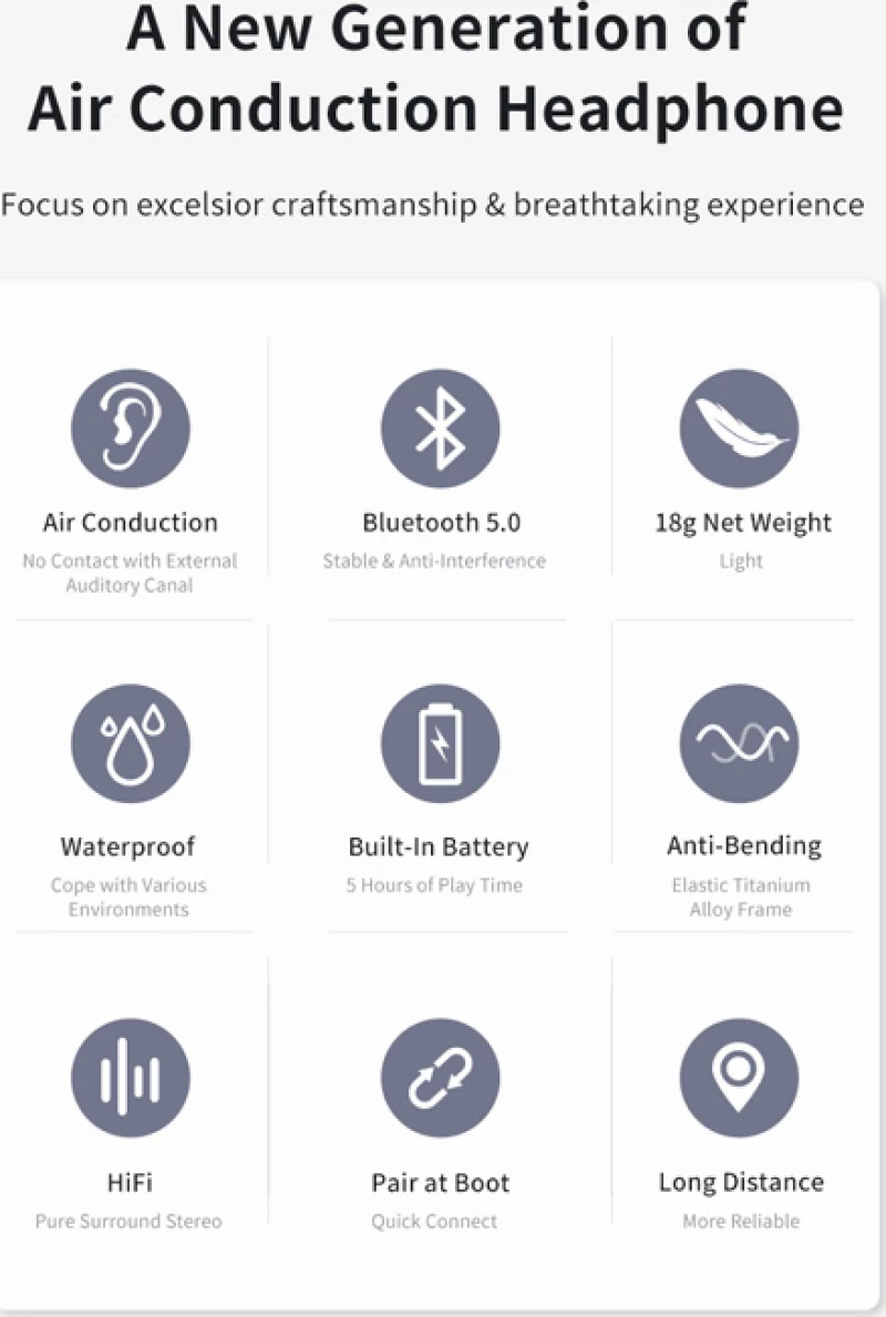 Awei A889BL Earbud Bluetooth Handsfree Μαύρο