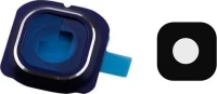 Τζαμάκι Κάμερας με Πλαίσιο / Rear Facing Camera Lens And Bezel For Samsung Galaxy S6 Edge (G925) Blue