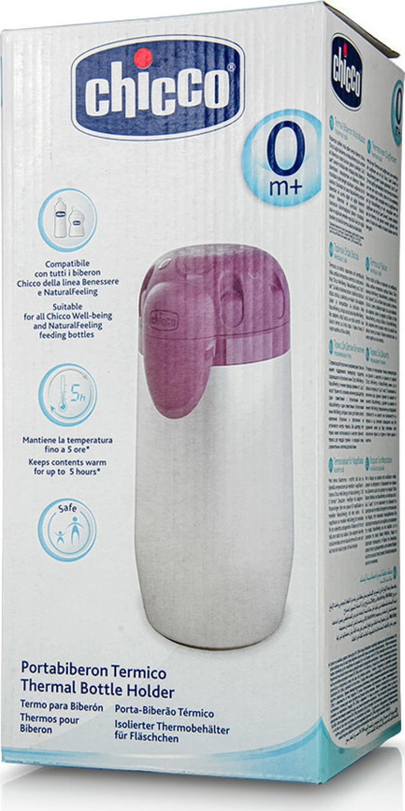 Chicco Θερμός Μπιμπερό Inox 60180