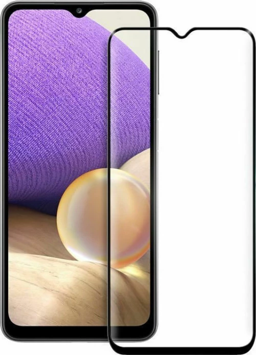Powertech 5D Full Glue Full Face Tempered Glass Μαύρο (Galaxy A02s)
