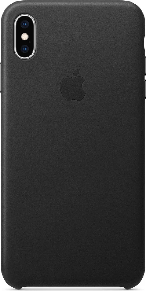 Apple Leather Case Black (iPhone XS Max)