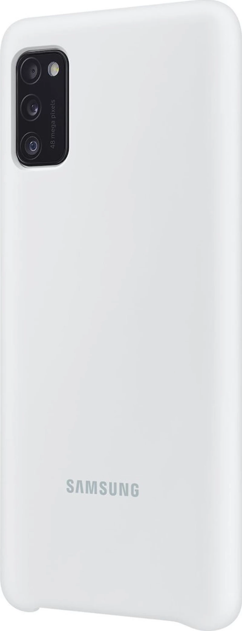 Samsung Silicone Cover Λευκό (Galaxy A41)