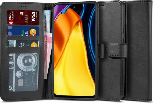 Tech-Protect Wallet 2 Δερματίνης Μαύρο (Poco M3 / Redmi 9T)