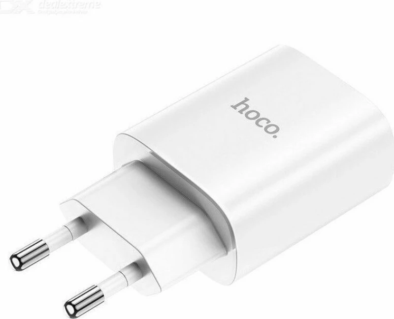 Hoco USB-C Wall Adapter Λευκό (N14)