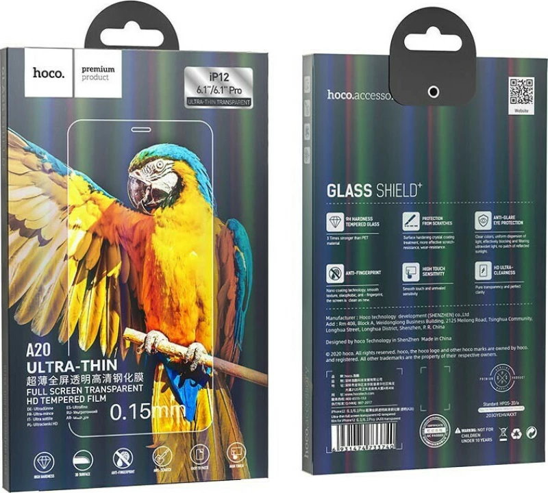 Hoco Ultra Thin Tempered Glass (iPhone 12 / 12 Pro)