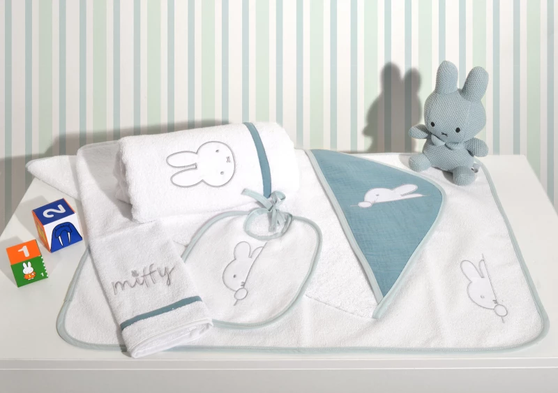 Miffy Βρεφικό Μπουρνούζι Κάπα Mint