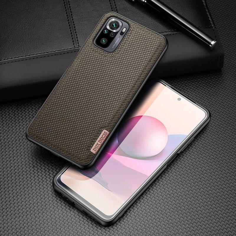 Dux Ducis Fino Back Cover Σιλικόνης / Υφασμάτινο Πράσινο (Redmi Note 10 / 10s)