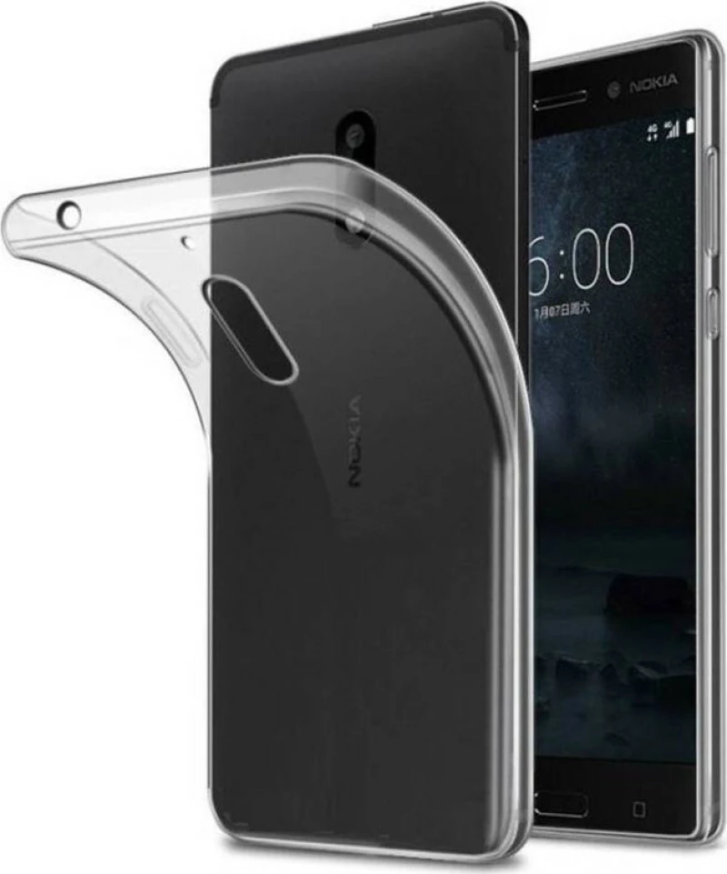 Back Cover Σιλικόνης Διάφανο (Nokia 6)