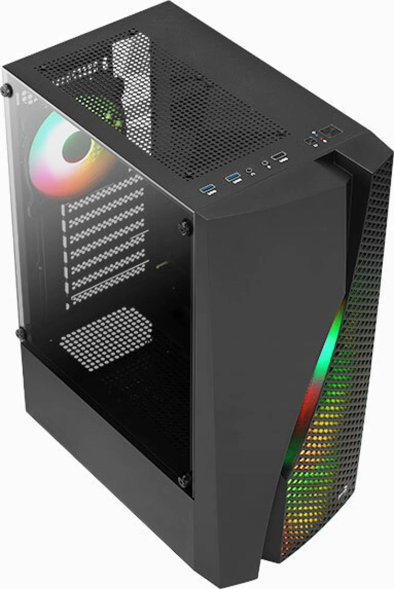 Aerocool WAVEBKV3 κουτί υπολογιστή Μαύρος (Μαύρο)
