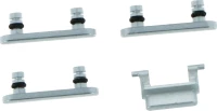 Πλαϊνά Κουμπιά / Power Volume Mute Side Buttons for iPhone 7 Silver