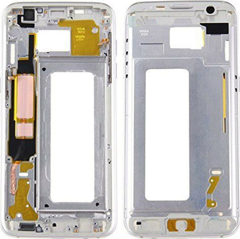 Μεσαίο Πλαίσιο Ασημί για Galaxy S7 Edge