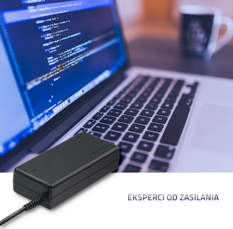 Qoltec 50086.90W Power adapter for HP Compaq | 90W | 19V | 4.74A | 7.4*5.0+pin | +power cable