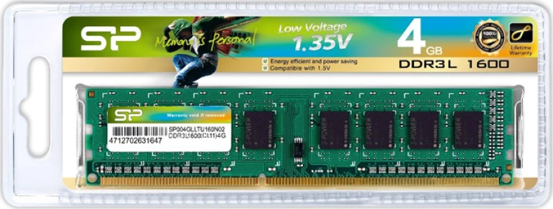 Silicon Power 4GB DDR3 RAM με Συχνότητα 1600MHz για Desktop