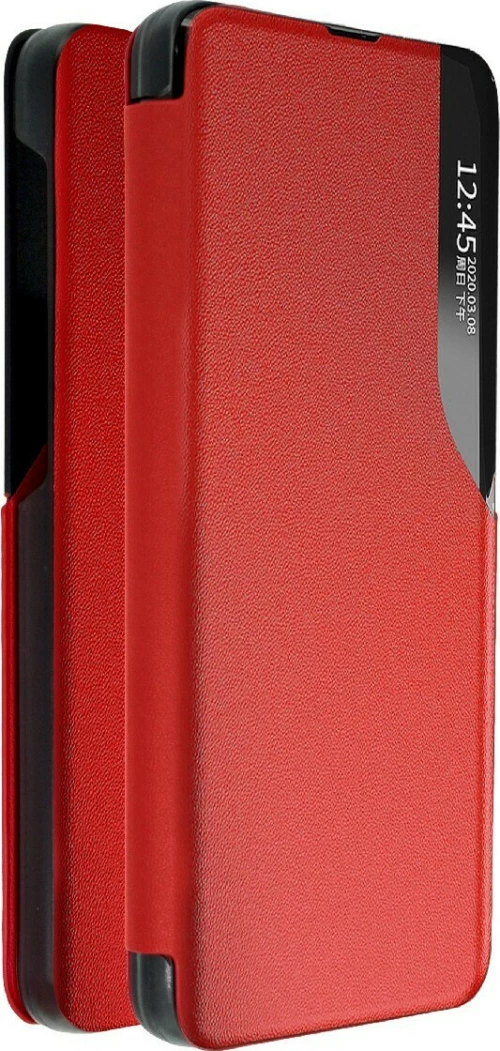 Ancus Smart Flip Book Δερματίνης Κόκκινο (Redmi Note 9T)
