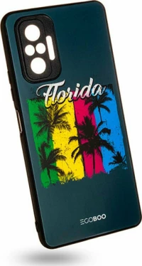 Egoboo Glass Back Cover Σιλικόνης Florida (Redmi Note 10 Pro)