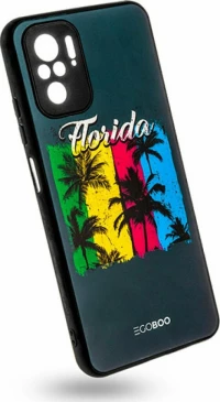 Egoboo Glass Back Cover Σιλικόνης Florida (Redmi Note 10 / 10s)