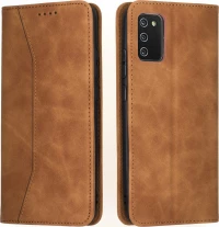 Bodycell Wallet Δερματίνης Καφέ (Galaxy A02s)