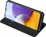 Dux Ducis Skin Pro Book Δερματίνης Μαύρο (Galaxy A22 4G)