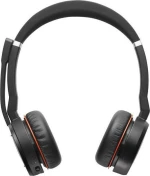 Jabra Evolve 75 UC Duo + Link 370 Ασύρματα On Ear Multimedia Ακουστικά με μικροφωνο και σύνδεση Bluetooth / USB-A