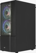 Aerocool Quantum V3 Rgb Tempered Glass Black Accm-Pv30133.11