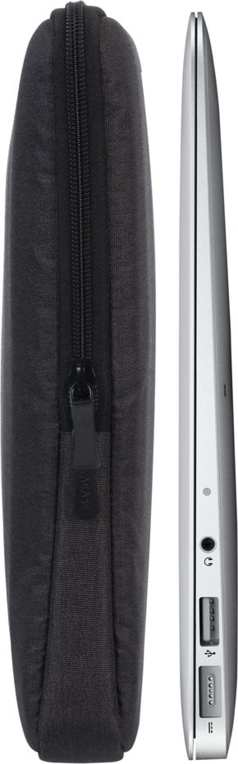 Rivacase 7705 Αδιάβροχη Θήκη για Laptop 15.6" σε Μαύρο χρώμα