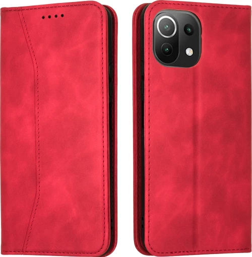 Bodycell Wallet Δερματίνης Κόκκινο (Mi 11 Lite)