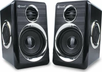 Speaker Kisonli T-005, 2X3W, Usb, Black - 22157