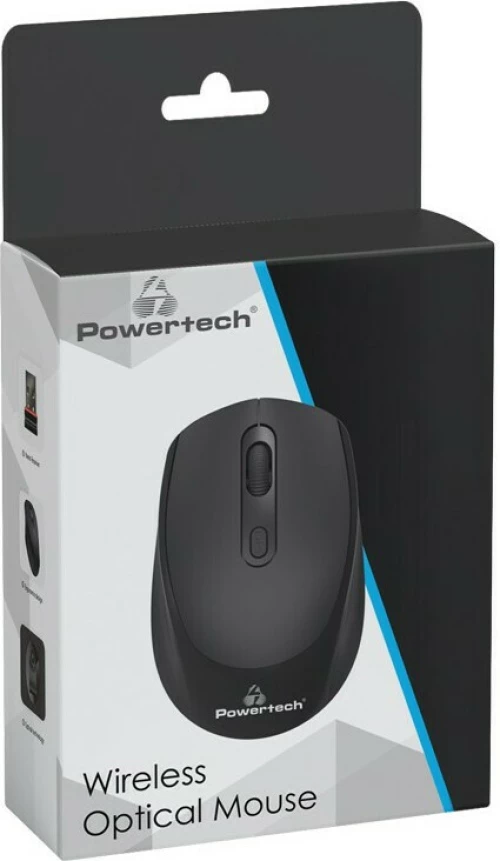 Powertech PT-953 Ασύρματο Ποντίκι Μαύρο