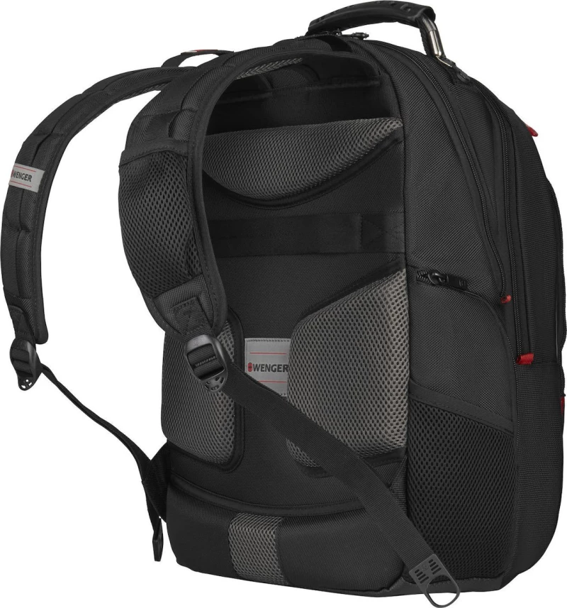 Wenger Pegasus Deluxe Τσάντα Πλάτης για Laptop 16" σε Μαύρο χρώμα