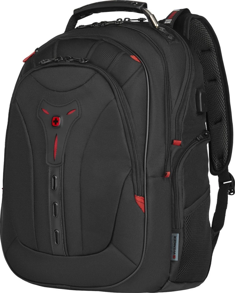 Wenger Pegasus Deluxe Τσάντα Πλάτης για Laptop 16" σε Μαύρο χρώμα