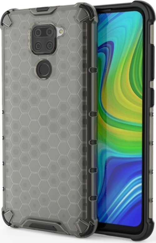 Hurtel Honeycomb Armor Back Cover Composite Μαύρο (Redmi Note 9)