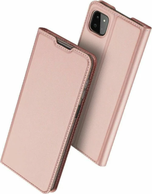 Dux Ducis Skin Pro Back Cover Δερματίνης Ροζ Χρυσό (Galaxy A22 5G)