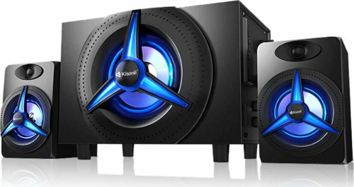 Speakers Kisonli Tm-7000A, Bluetooth, 15W+2X5W, 220V, Black - 22148