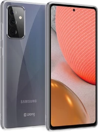 Crong Slim Back Cover Σιλικόνης Διάφανο (Galaxy A72)