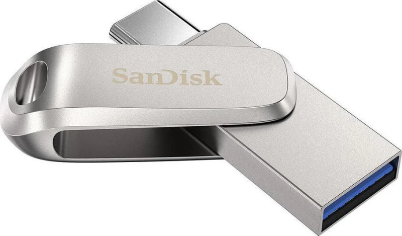 Sandisk Ultra Dual 128GB USB 3.1 Ασημί