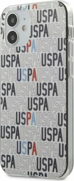 U.S. Polo Assn. Logo Mania Collection Back Cover Σιλικόνης Λευκό (iPhone 12 mini)