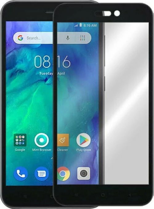 Τζαμάκι Προστασίας/Tempered Glass Full Cover Full Glue 3D για Xiaomi Redmi Go/Redmi 5A, μαύρο (OEM)