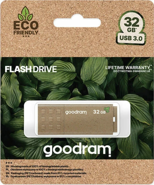 GoodRAM UME3 Eco Friendly 128GB USB 3.0 Καφέ